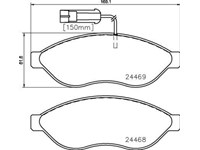 BREMBO - P 23 144 CITROEN-FIAT-PEUGEOT