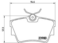 BREMBO - P 59 041 FIAT-NISSAN-OPEL-RENAULT