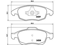 BREMBO - P 61 083 CITROEN-PEUGEOT