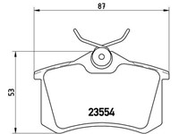 BREMBO - P 85 020 AUDI-CITROEN-FIAT-FORD-LANCIA-NISSAN-OPEL-PEUGEOT