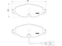 BREMBO - P 85 126 AUDI-SEAT-SKODA-VW